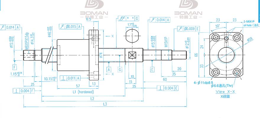 TBI XSVR02010B1DGC5-499-P1 tbi滚珠丝杆型号